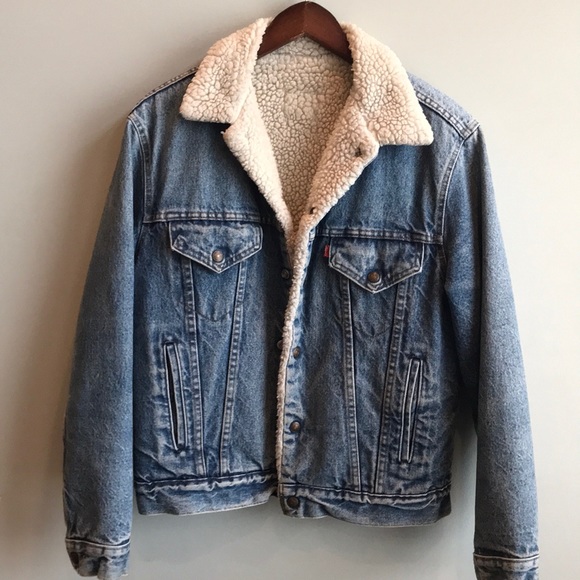 Levi's Other - ⭐️Vintage Levi’s Sherpa Denim Jean Jacket Trendy